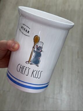 Rae dunn Pixar Chef's Kiss Ceramic utensils holder
